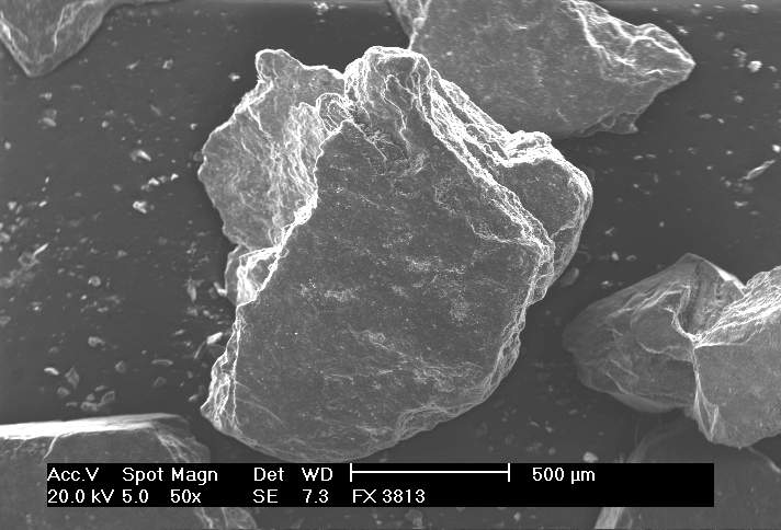 SEM of Amorphous Graphite SEM of Amorphous Graphite